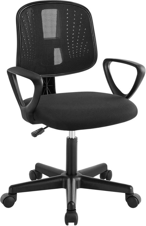 Ergonomische Bureaustoel voor Kinderen In Hoogte Verstelbare Stoel met Draaifunctie en Wieltjes Ademend Mesh Ontwerp