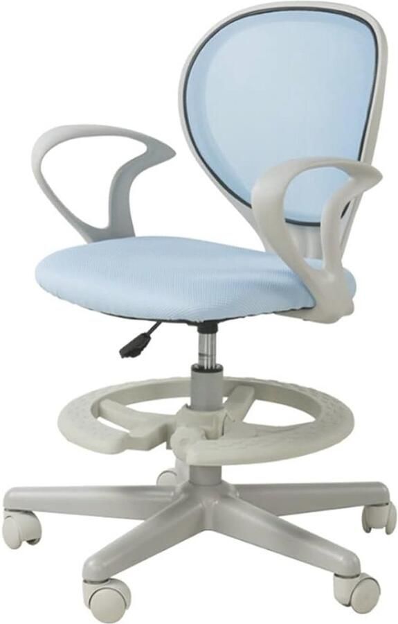 Ergonomische Bureaustoel voor Kinderen Verstelbare Kind Desk-stoel met Voetsteun