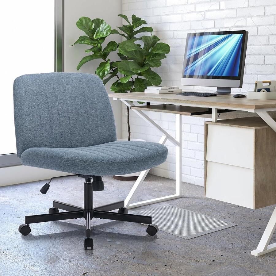 Ergonomische Draaistoel voor Thuis- en Kantoorgebruik Brede Comfortabele Bureaustoel met Kantelfunctie en Wielen Perfect voor Gaming Werk en Ontspanning