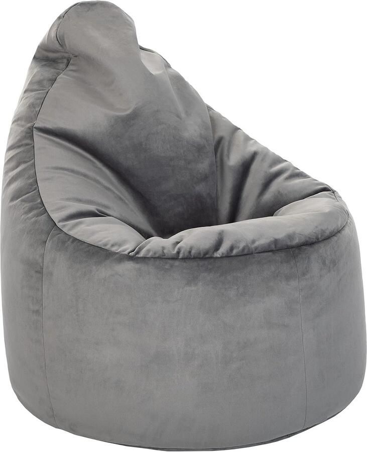 Ergonomische Fluwelen Zitzak Stoel en Voetenbank voor Woonkamer Comfortabele en Duurzame Zitzak