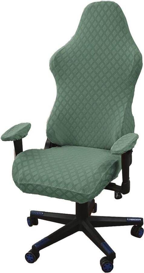 Ergonomische Gamingstoelhoezen voor Bureau Slipcovers voor Computerstoelen met Armleuning (Verwijderbaar)