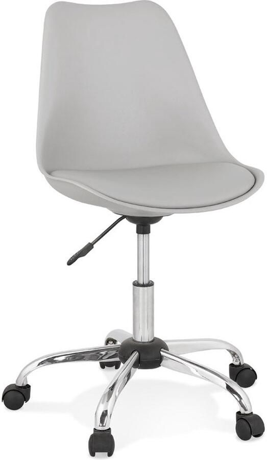 Ergonomische Grijze Bureaustoel Kantoorstoel Optimale Mobiliteit & Stijlvol Design