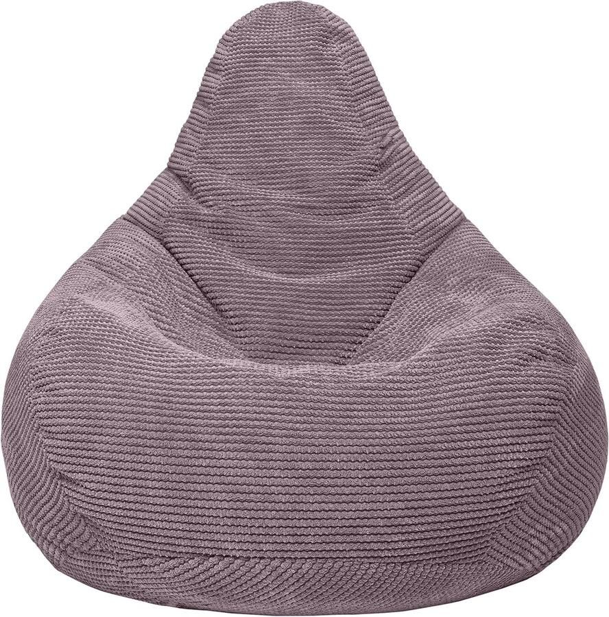 Ergonomische Highback Bean Bag Stoel Comfortabele Corduroy Zitzak voor Binnen en Gaming