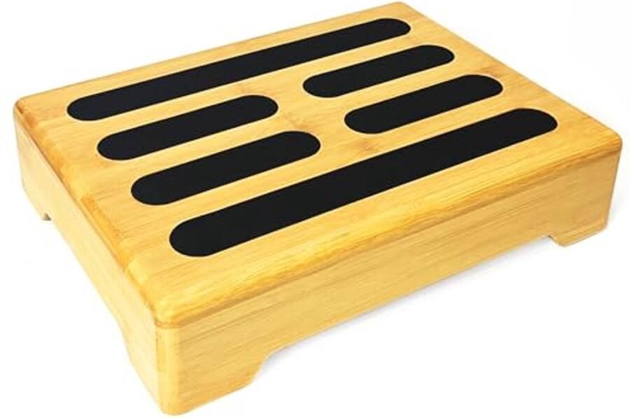 Ergonomische houten voetensteun voor kinderen en ouderen Antislip kruk voor verbetering van houding