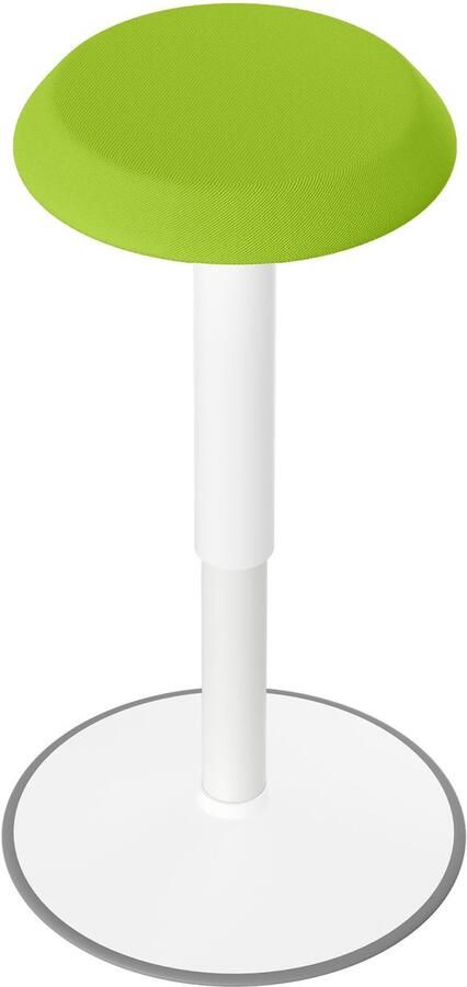 Ergonomische kantoorkruk met schommeleffect ergonomische in hoogte verstelbare kruk 54-79cm 360° draaibare ergonomische kruk groen rond