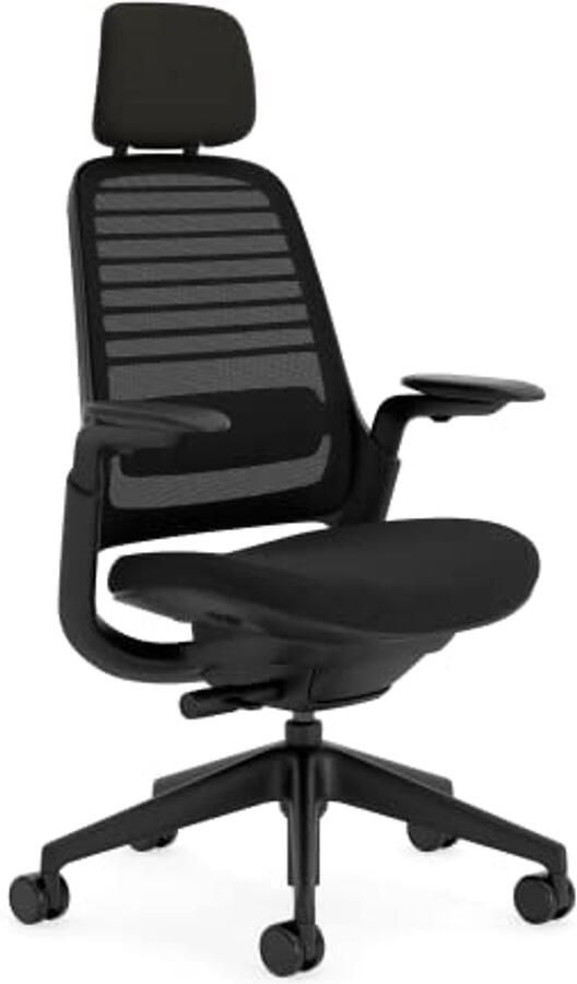 Ergonomische Kantoorstoel met Lendensteun en Verstelbare Armleuningen