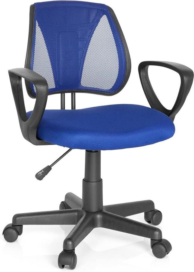 Luvetrex Ergonomische Kinderbureaustoel met Verstelbare Rugleuning en Afneembare Armleuningen