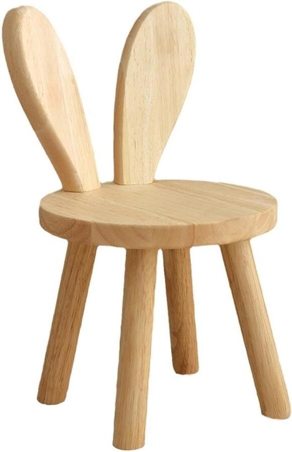 Ergonomische kinderstoel veilig en antislip ontwerp massief hout