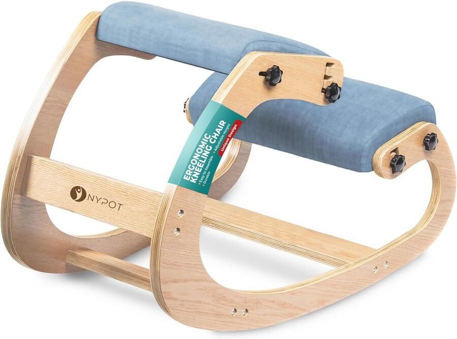 Ergonomische knielstoel met schommelfunctie Verstelbare bureaustoel voor thuiskantoor en rugpijn