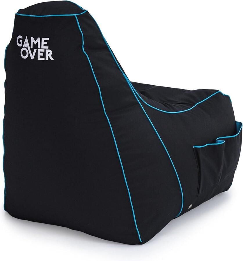 Ergonomische Mini Zitzak voor Kinderen Gaming Zitzak met Zijzakken en Headset Houder Perfect voor Gaming Kamers