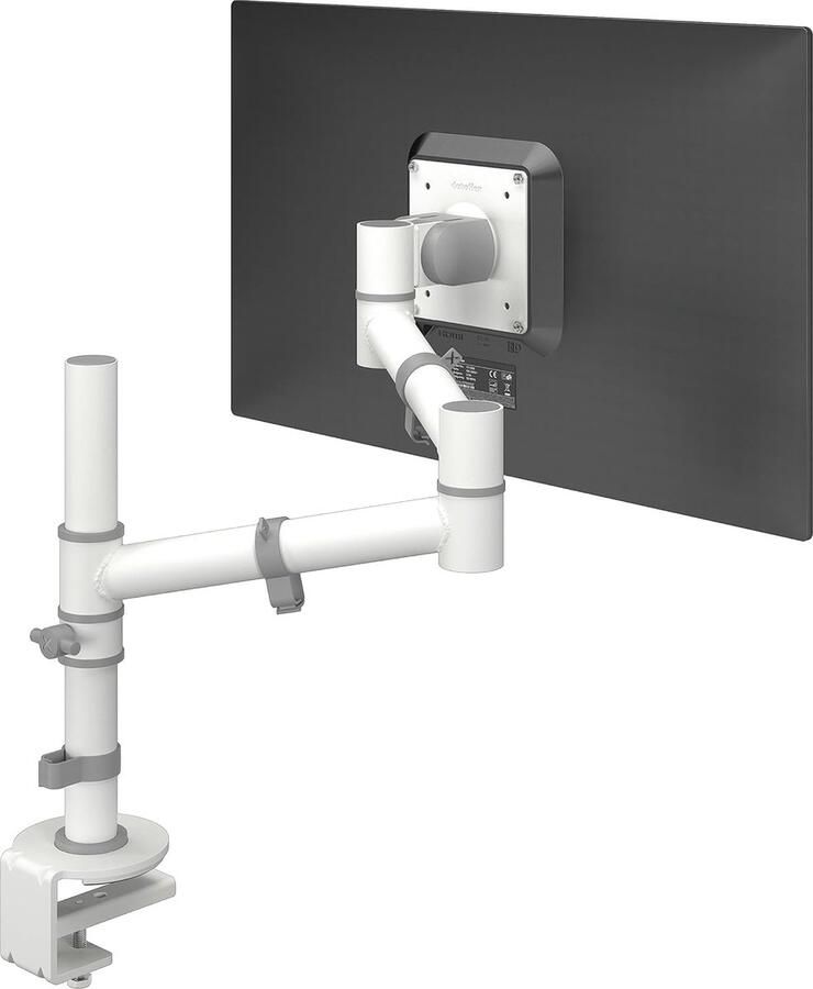 Ergonomische Monitorarm met Statische Hoogteverstelling Ruimtebesparend en VESA Compatibel