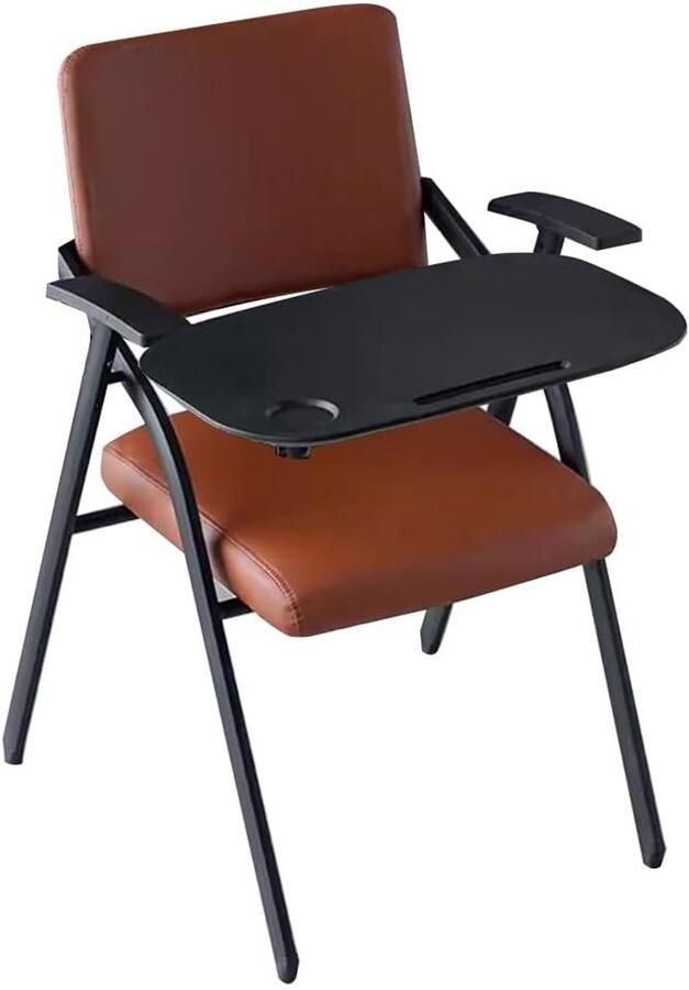 Ergonomische Opvouwbare Bureaustoel voor Thuis en Kantoor Comfortabele Stoel voor Eten Studeren en Ontspannen