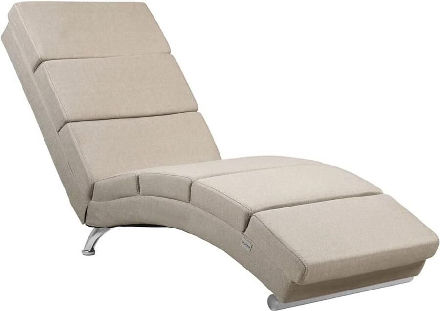 Ergonomische Relaxstoel XXL Beige 186x89 cm Voor Woonkamer en Kantoor