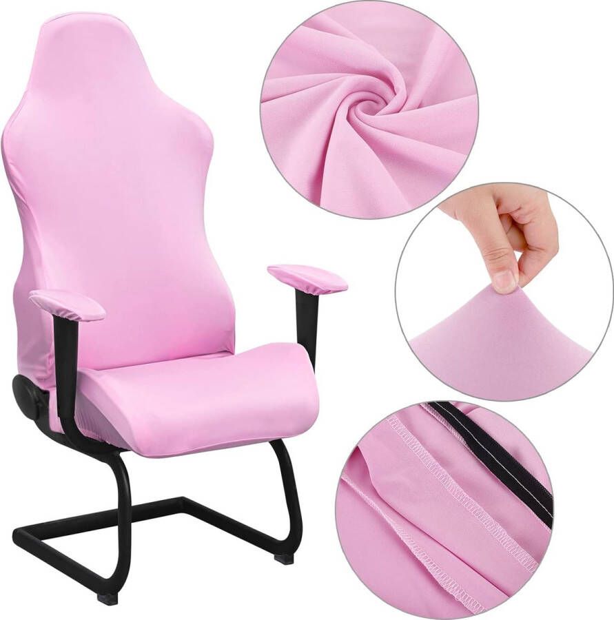Ergonomische slipcovers voor kantoorcomputer gamestoel rekbare polyester hoezen voor liggende race-gamestoel geen stoel inbegrepen