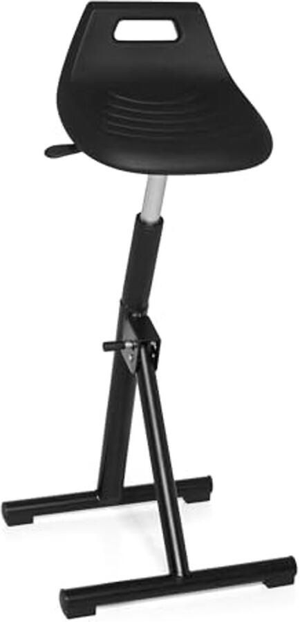 Ergonomische Staande Werkstoel voor Thuis en Kantoor Verstelbare en Opvouwbare bureaustoel