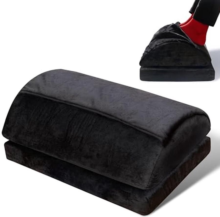 Ergonomische Verstelbare Voetensteun met Voetenzak voor Kantoor en Thuisgebruik