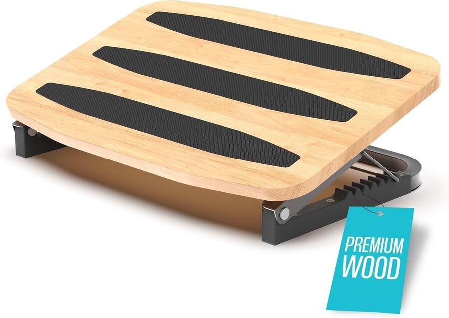 Ergonomische Verstelbare Voetensteun voor onder het Bureau met 7 Verstelbare Hoeken