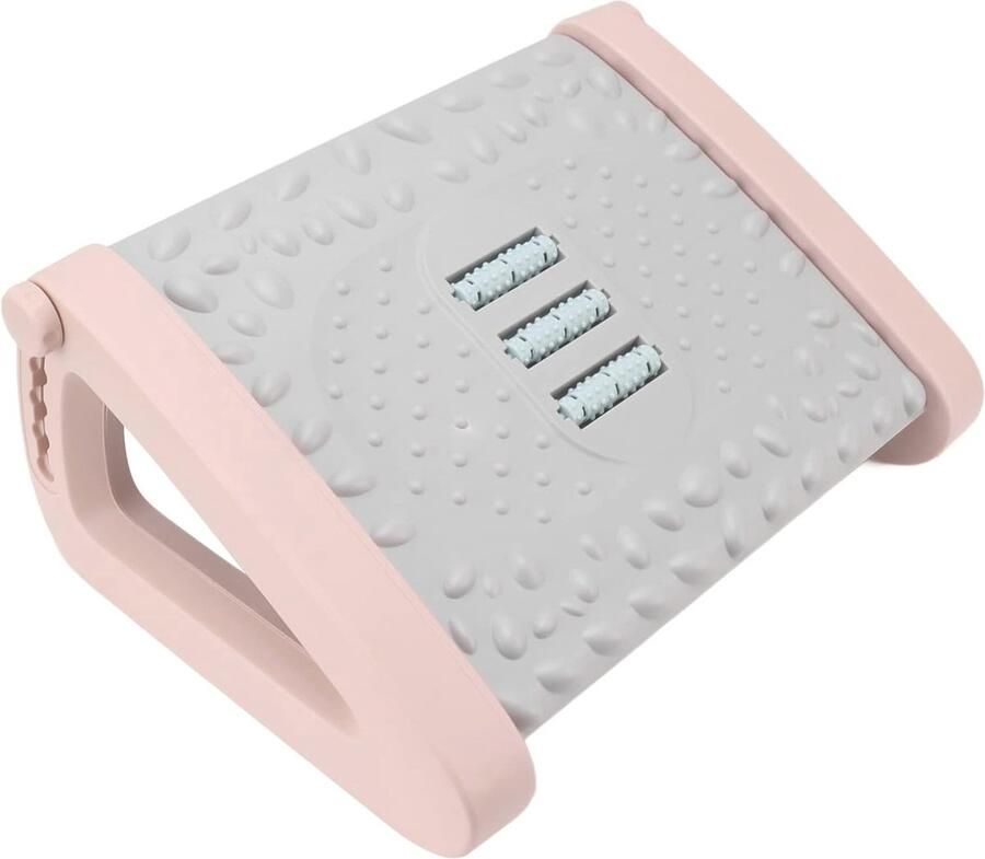 Ergonomische Verstelbare Voetsteun met Massagetextuur en Roller 6 Hoogteniveaus voor Maximale Comfort in Kantoor en Woonkamer
