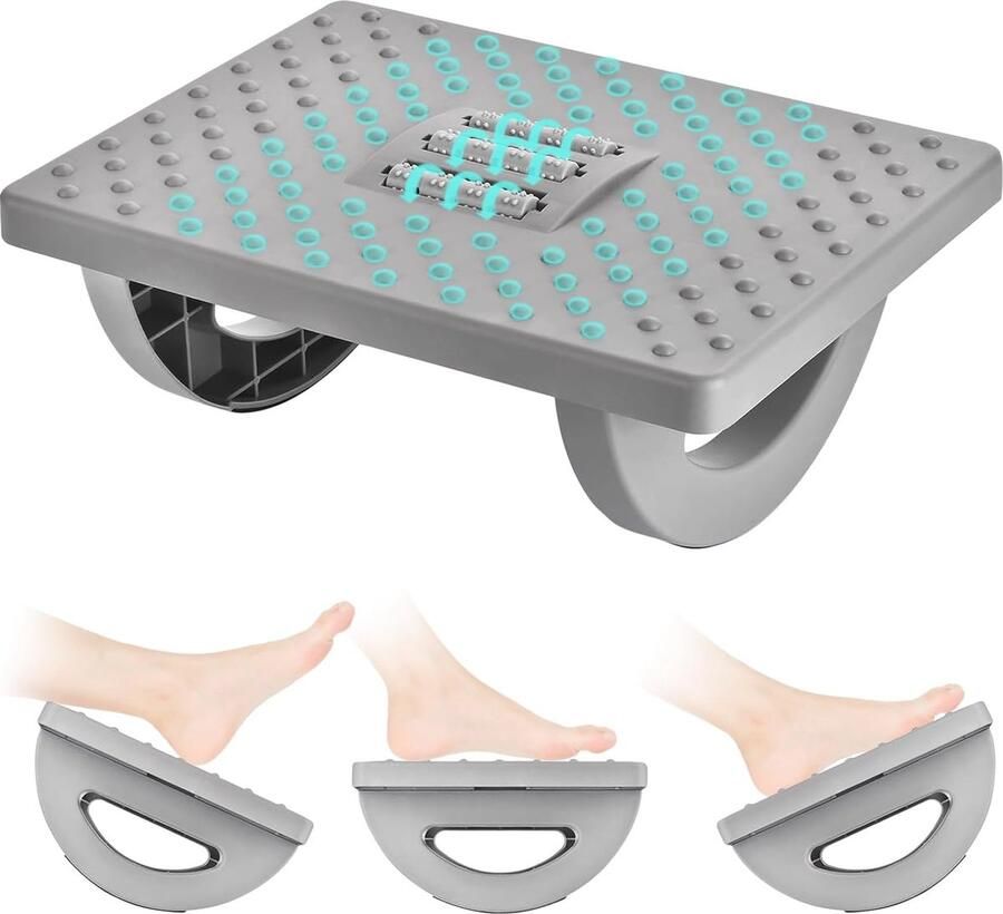 Ergonomische Verstelbare Voetsteun Onder Bureau met Massagefunctie voor Comfortabele Beensteun