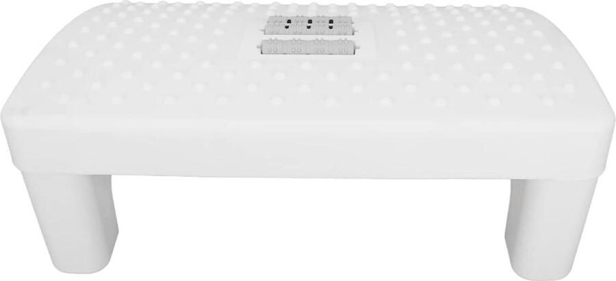 Ergonomische voetensteun voor bureau vermindert zwellingen en verlicht vermoeidheid wit