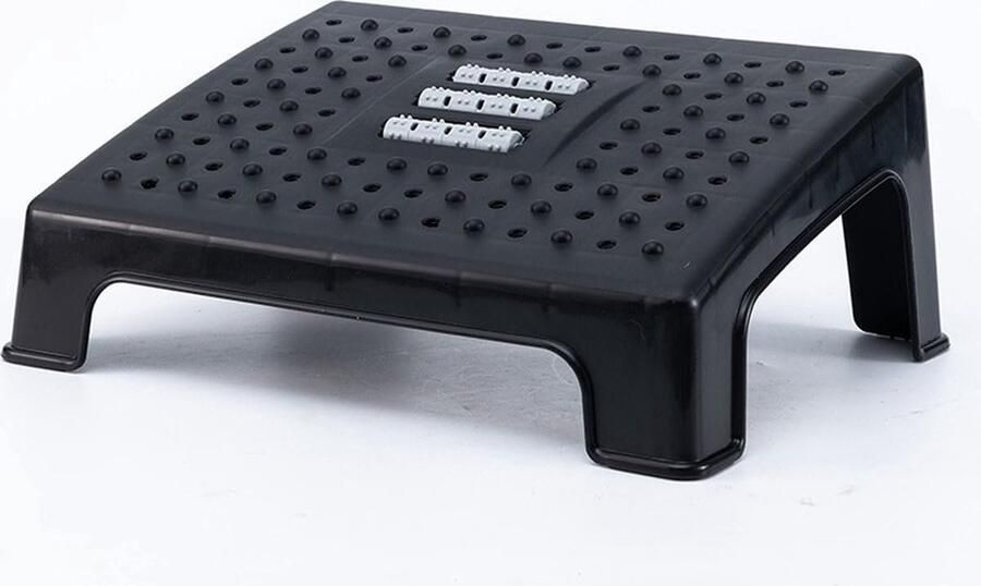 Ergonomische Voetensteun voor Bureau Verstelbare Voetenbank met Massagerollen in Kleuren