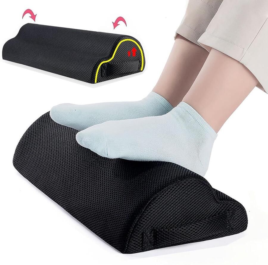 Ergonomische Voetsteun Antislip Ondersteuning 1 stuk Geheugenkatoen 40 x 20 x 10 cm