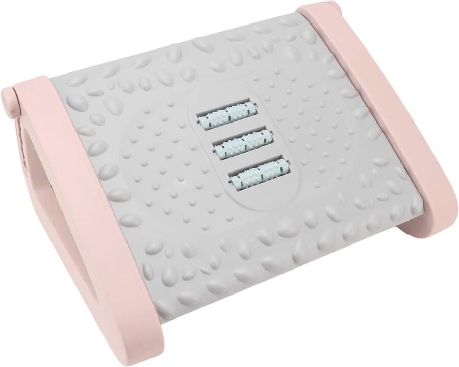 Ergonomische Voetsteun Onder Bureau Hoogte Verstelbare Massagerubber Voetkruk met Schommelfunctie voor Kantoor en Woonkamer