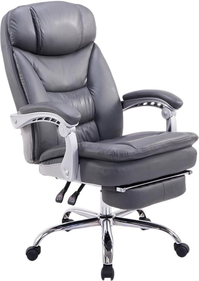 Ergonomische XL Directiestoel Comfortabele Kantoorstoel Met Verstelbare Voetensteun