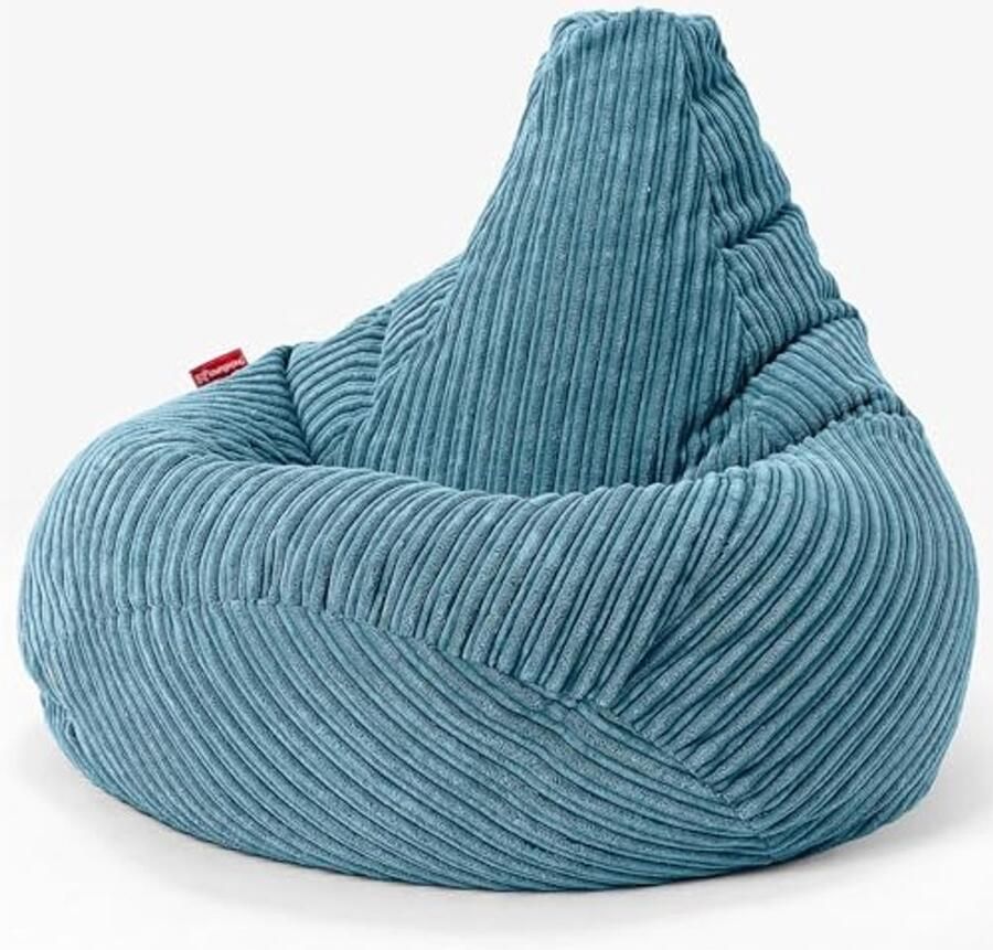 Ergonomische Zitzak Gaming Stoel met Verstelbare Rugleuning in Corduroy