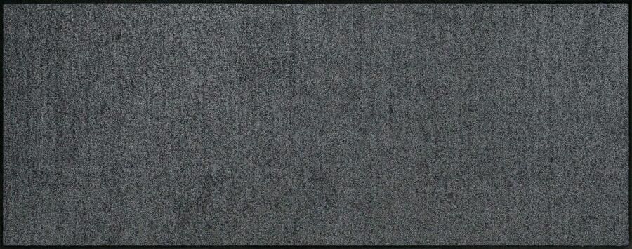 Erwin Müller Mainz deurmat vuilvangmat reinigingsmat effen antraciet maat 40x100 cm antislip onderhoudsarm geschikt voor vloerverwarming (andere kleuren maten)