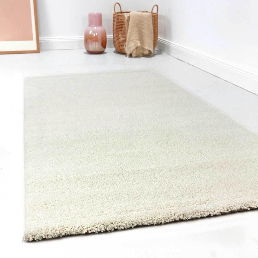 Esprit California Laagpolig vloerkleed gebroken wit 120x170 cm