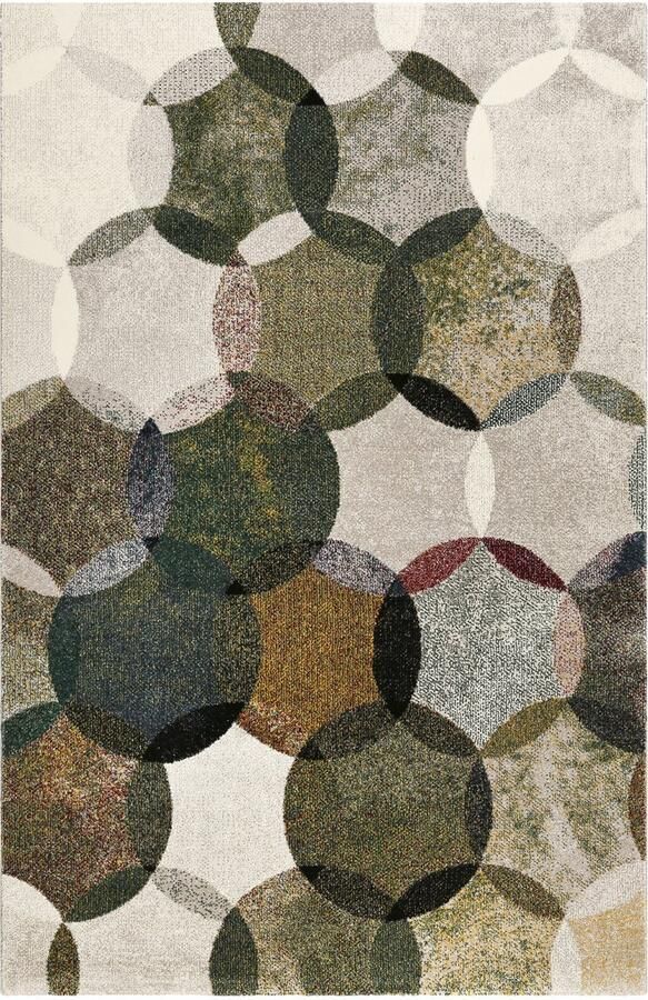 Esprit Modernina Laagpolig vloerkleed 160x225 cm groen