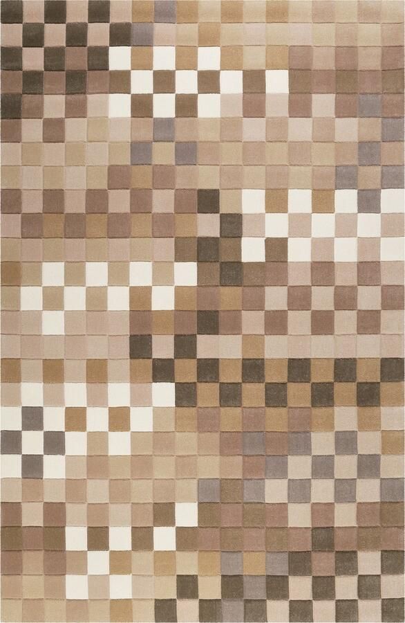 Esprit Pixel Laagpolig vloerkleed 70x140 cm beige
