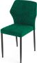 Essentials Louis stapelstoel groen set van 4 fluweel bekleed brandvertragend 49x57 5x81 5cm (LxBxH) - Thumbnail 1