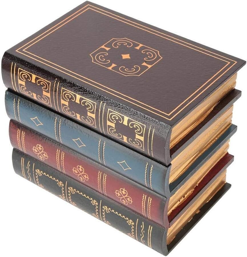 European Style Book Shape Storage Box Decorative Storage Box for Books Hidden Secret Box Bookcase Decoration #1