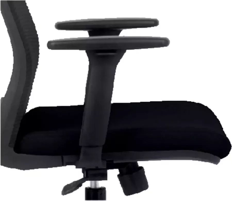 ONLY Euroseats Evora bureaustoel met armleggers zwart
