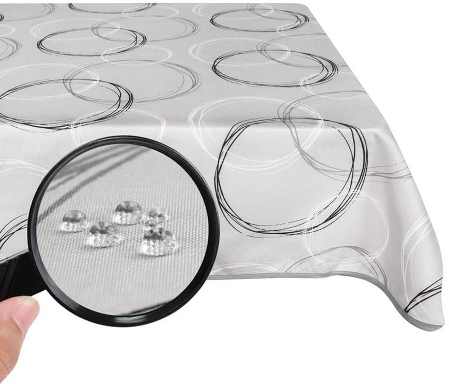 Exclusief design tafelkleden water- en vuilafstotend 1 stuk polyester