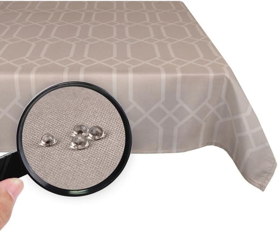 Exclusieve tafelkleden water- en vuilafstotend 1 stuk polyester