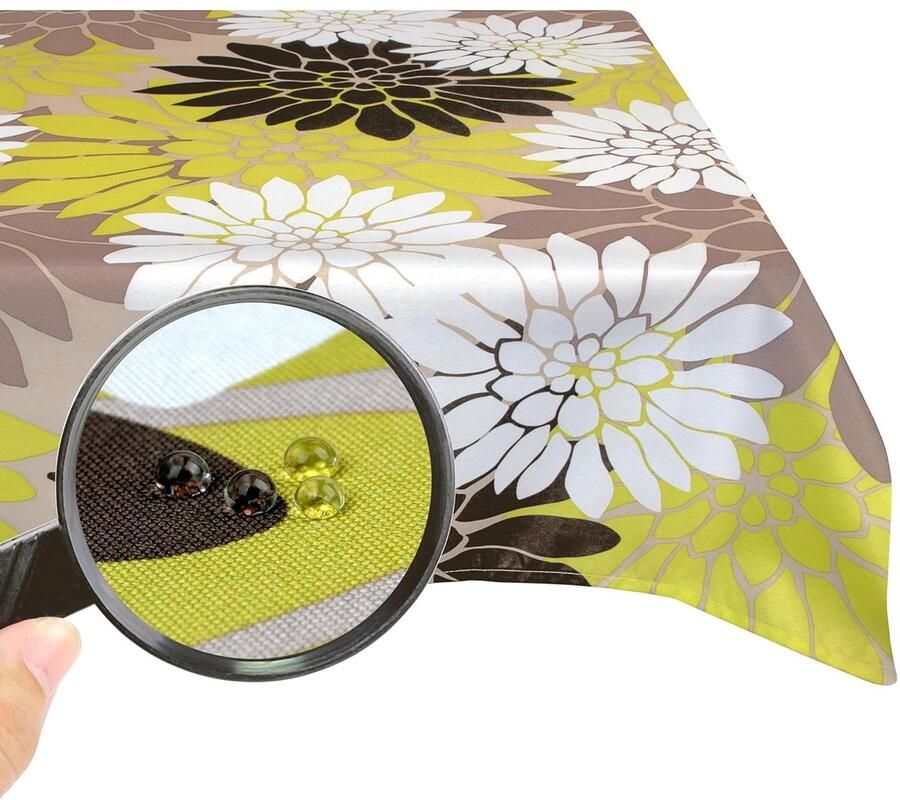 Exclusieve outdoor tafelkleden water- en vuilafstotend 1 stuk polyester