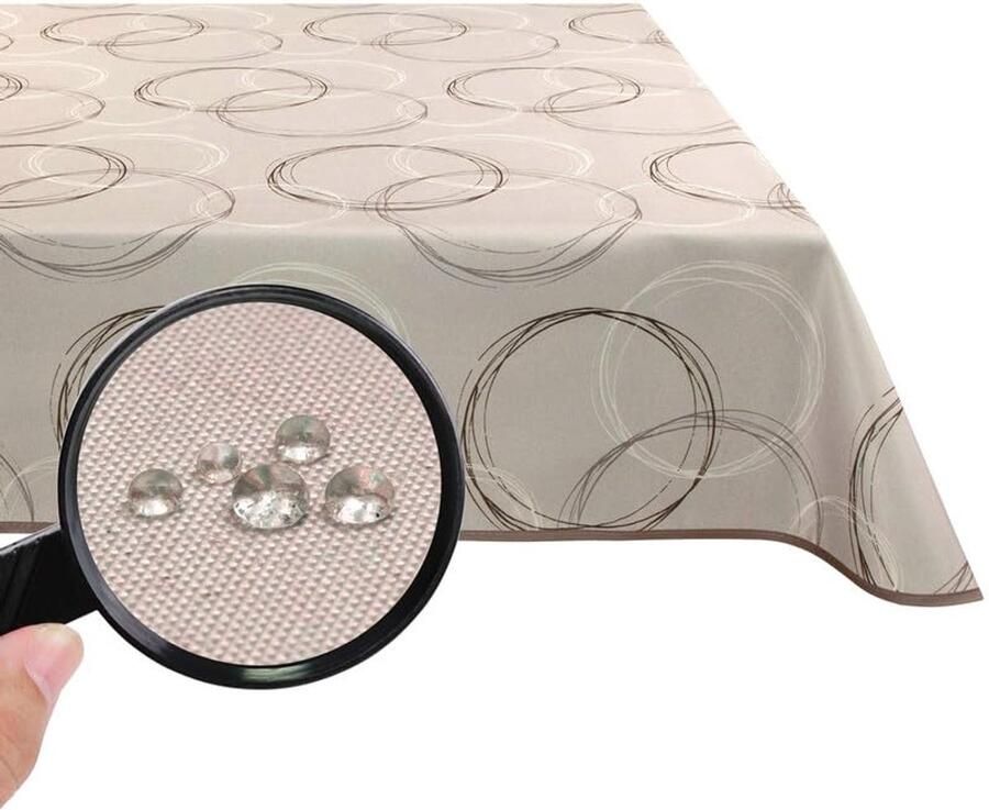 Exclusieve tafelkleden water- en vuilafstotend 1 stuk polyester