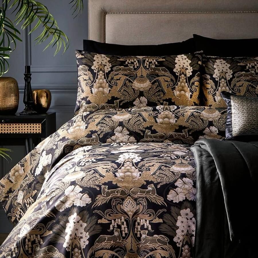 Exotische beddengoedset luxe stijl set van 1 katoen kingsize