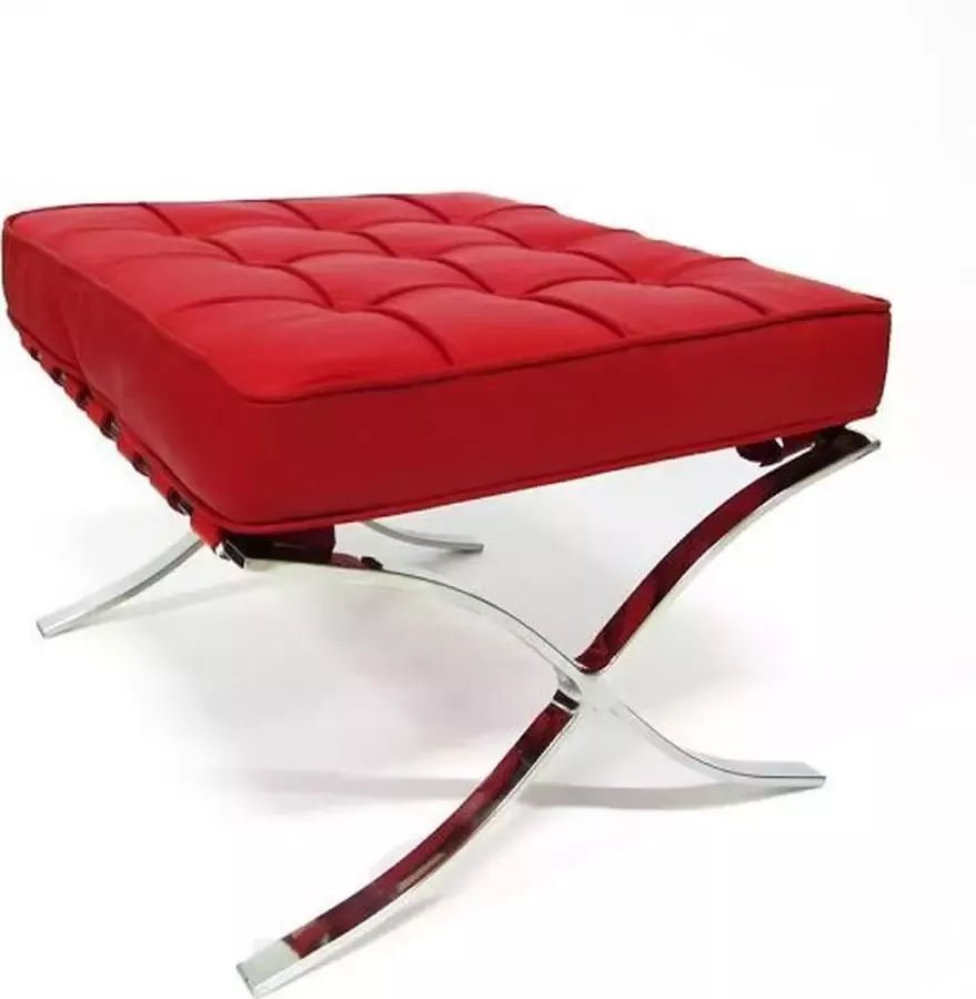 Expo Hocker Rood (Barcelona Chair)