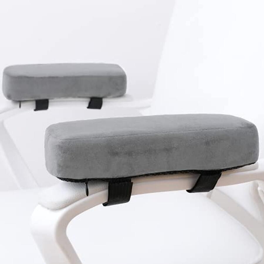 Extra Dikke Armleuning Kussens voor Stoelen Geheugenfoam Elbow Pads voor Kantoor- en Gamingstoelen (Set van 2)