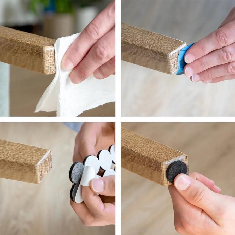 Extra duurzame viltglijders voor meubels The Felt Store