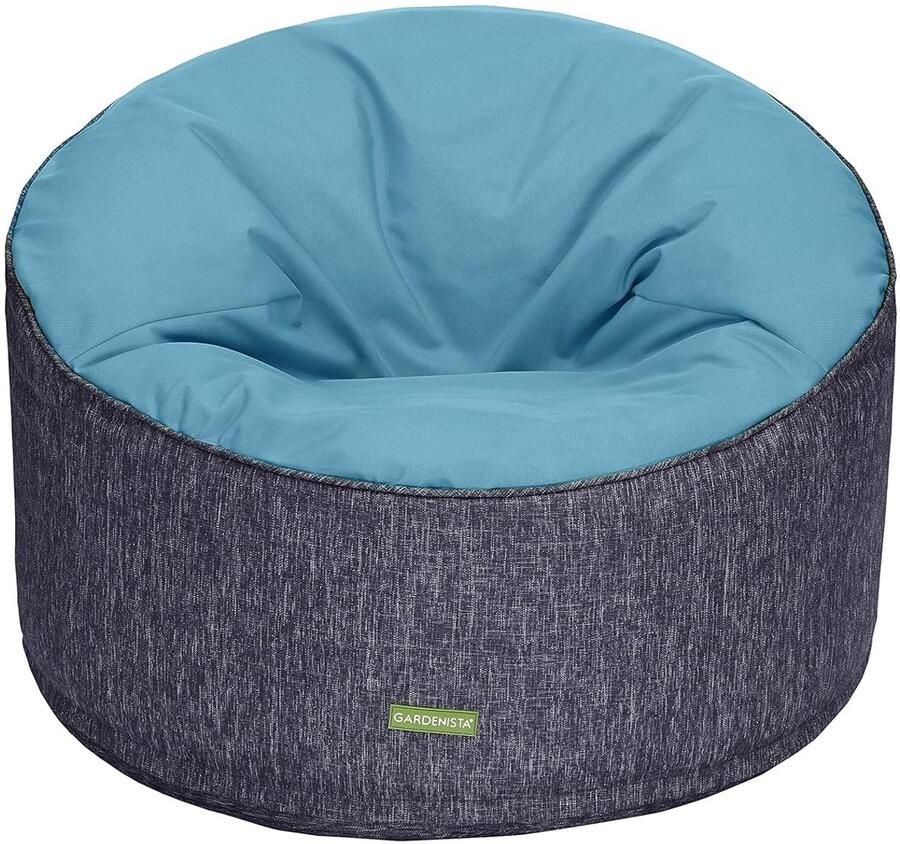 Extra grote zitzak voor buiten waterbestendig en comfortabel groenblauw