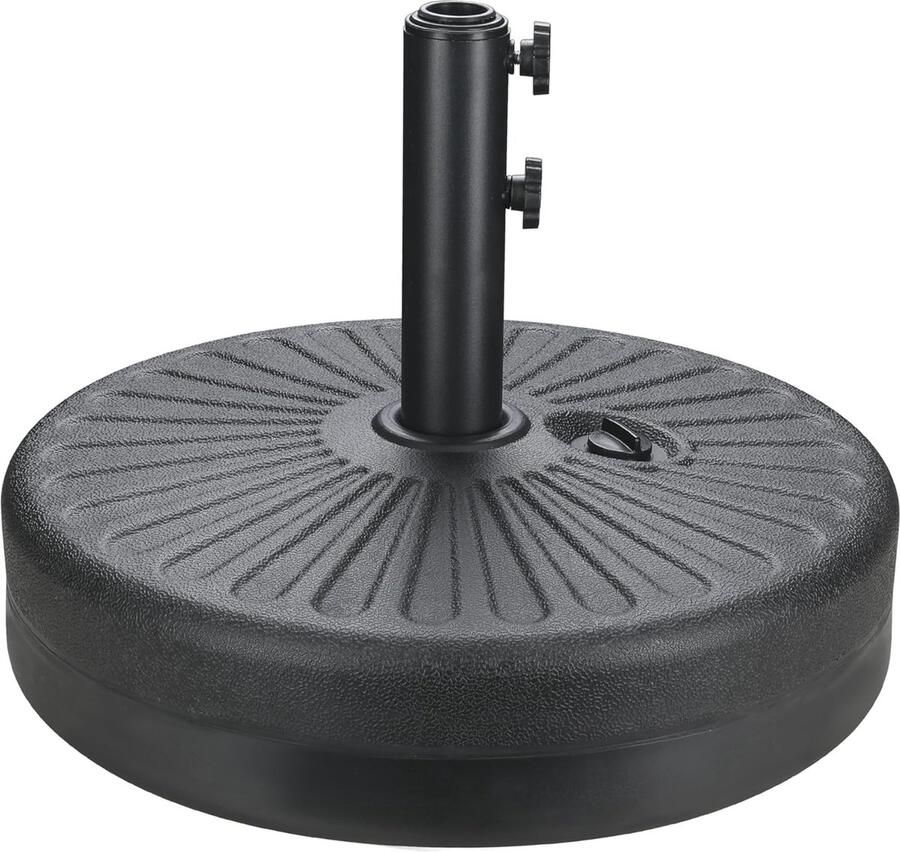 Extra Stevige 20 Inch Ronde Parasolvoet met Houder voor Buiten 22 7 kg Gewicht Capaciteit voor Tuin Balkon en Terras