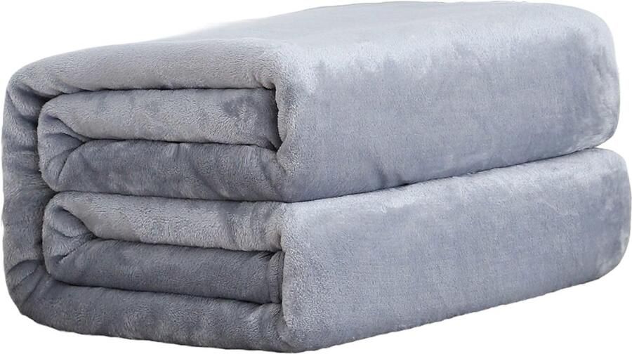 Extra zachte flanellen fleece deken voor bed bank fauteuil fluweelzachte gezellige deken 100 cm x 150 cm