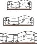 EYMPEU Hout Metaal Wandplanken Set van 3 Rustieke Zwevende Planken met Origineel Muzieknoten Design Zwevende Planken voor Keuken Badkamer Kantoor Woonkamer Opslag en Organisatie - Thumbnail 2