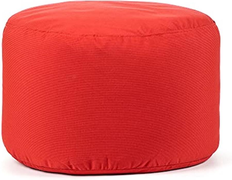 Fade Resistant Soleil Bean Bag Ottoman Rood Groot