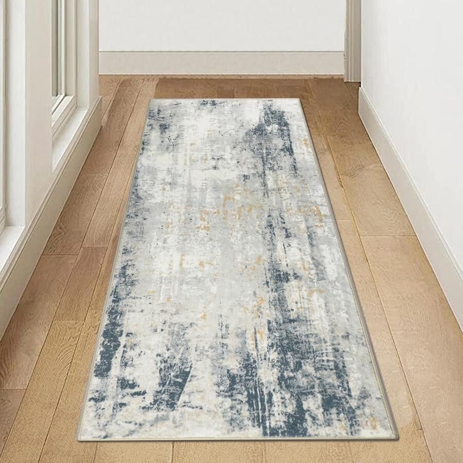 Famibay Tapijtloper Hal Keuken Antislip Wasbaar Tapijtloper Hal 65x180cm Hal Tapijt Keuken Tapijtloper voor Entree Hal Keuken Slaapkamer Woonkamer